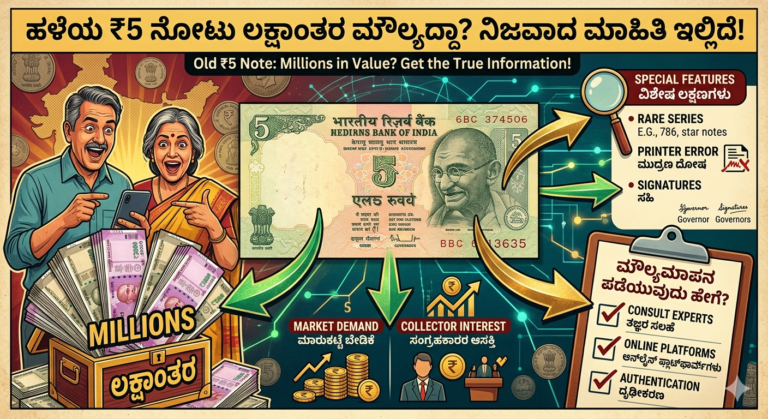 Old ₹5 Note Value 2026