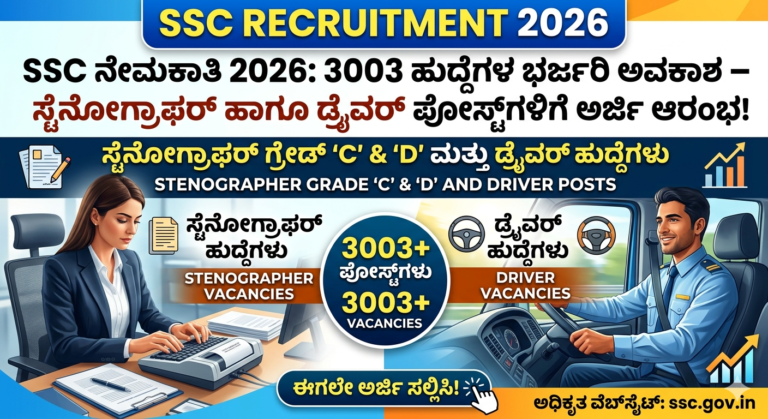 SSC Recruitment 2026