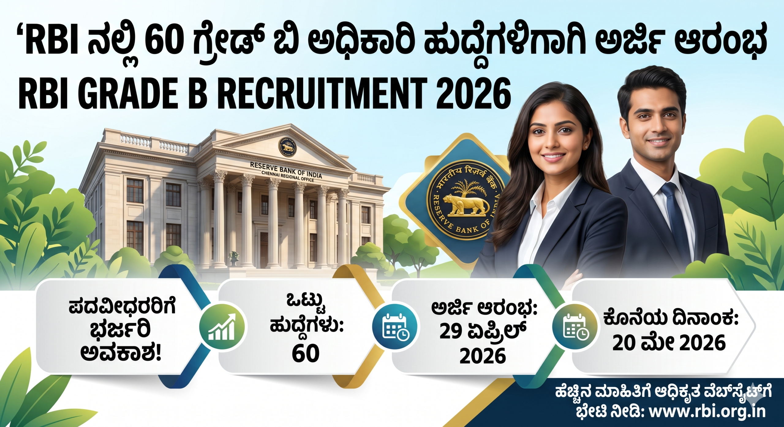 RBI Grade B Recruitment 2026